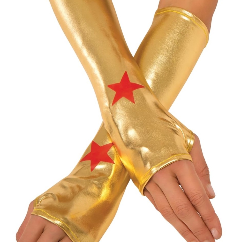 Halloween Wonder Woman gloves